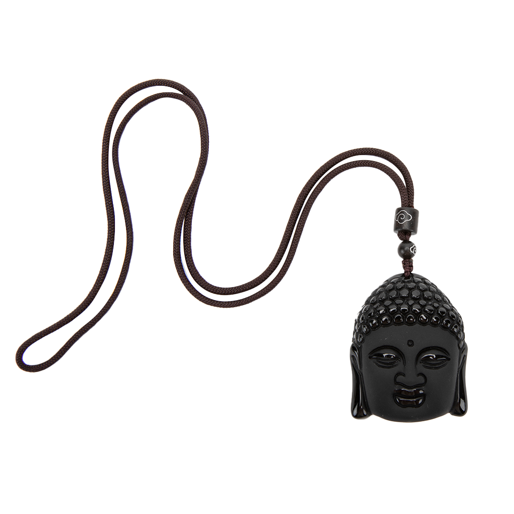 Black Obsidian Amulet Necklace