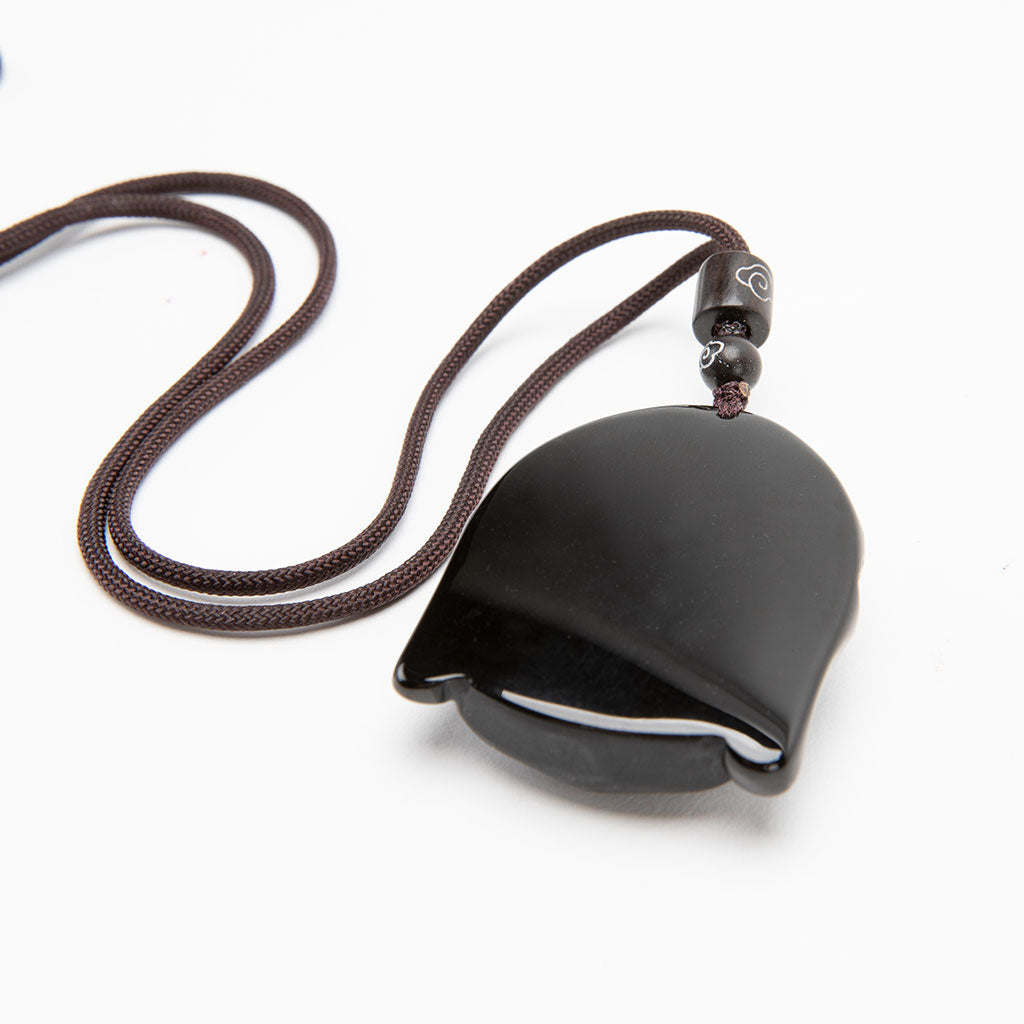 Black Obsidian Amulet Necklace