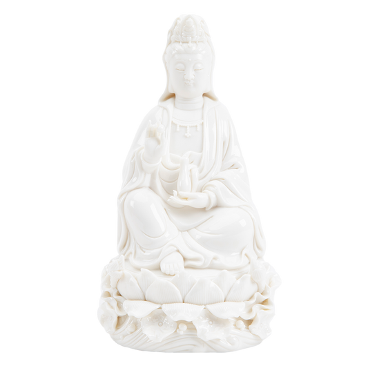 White Bodhisattva Kuan Yin Statue