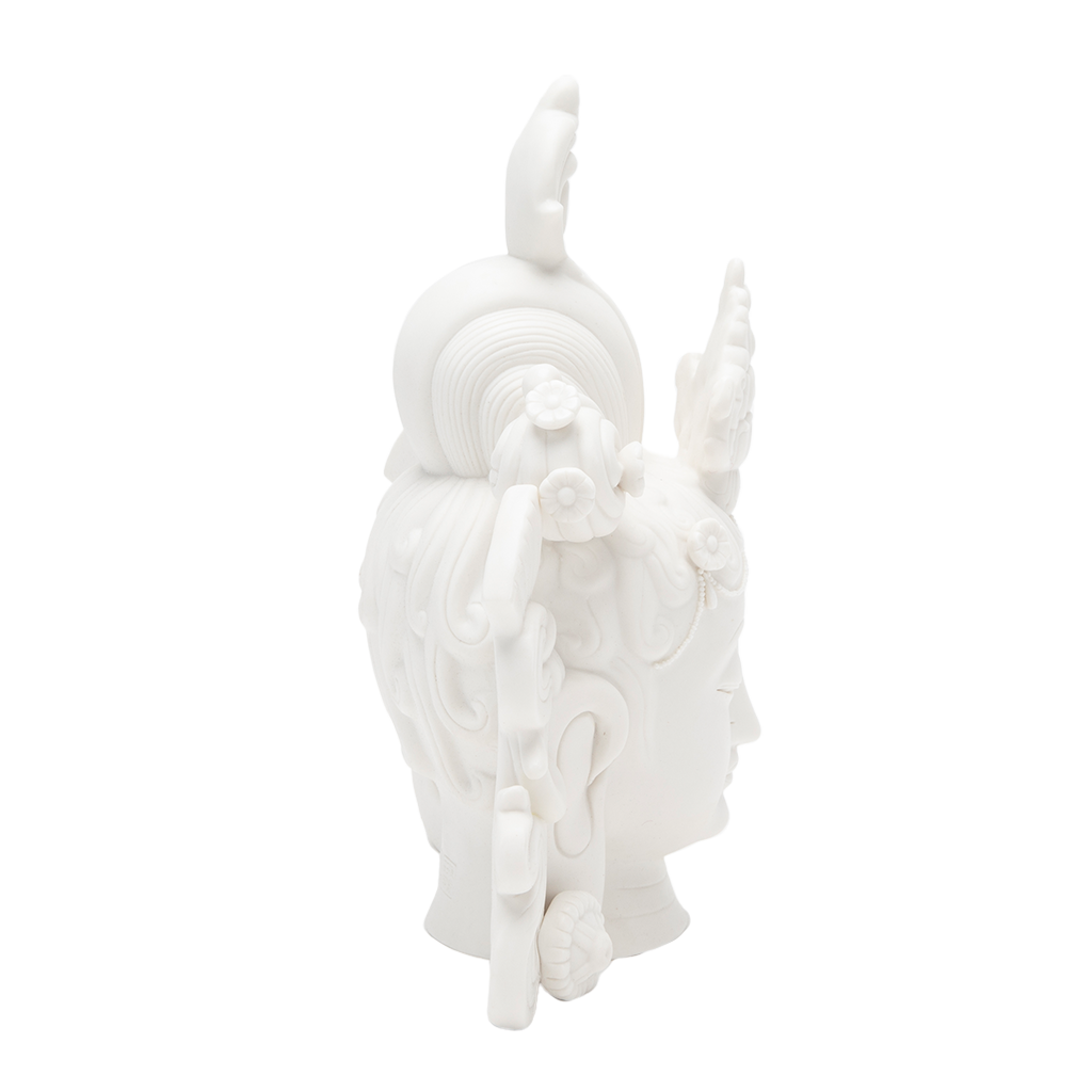 Porcelain Tara Head Statue