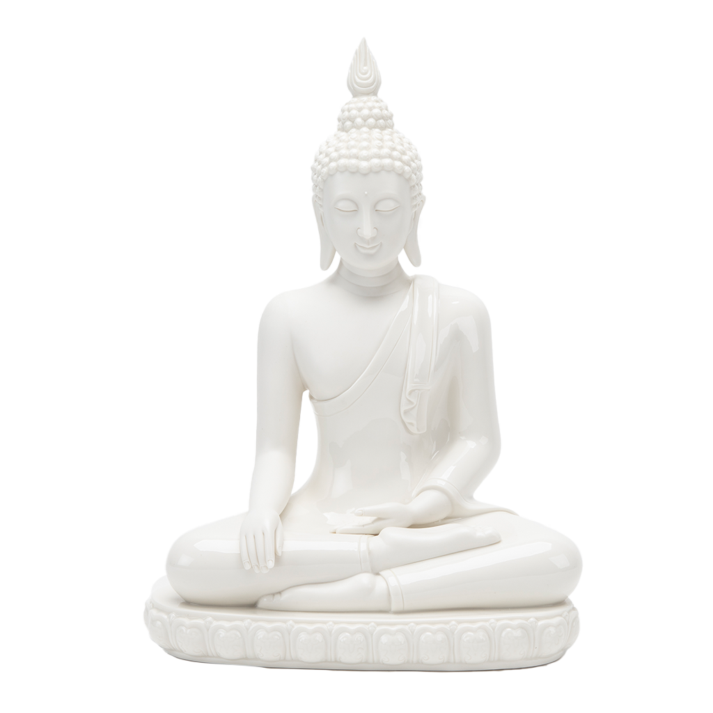 Porcelain Thai Buddha Statue