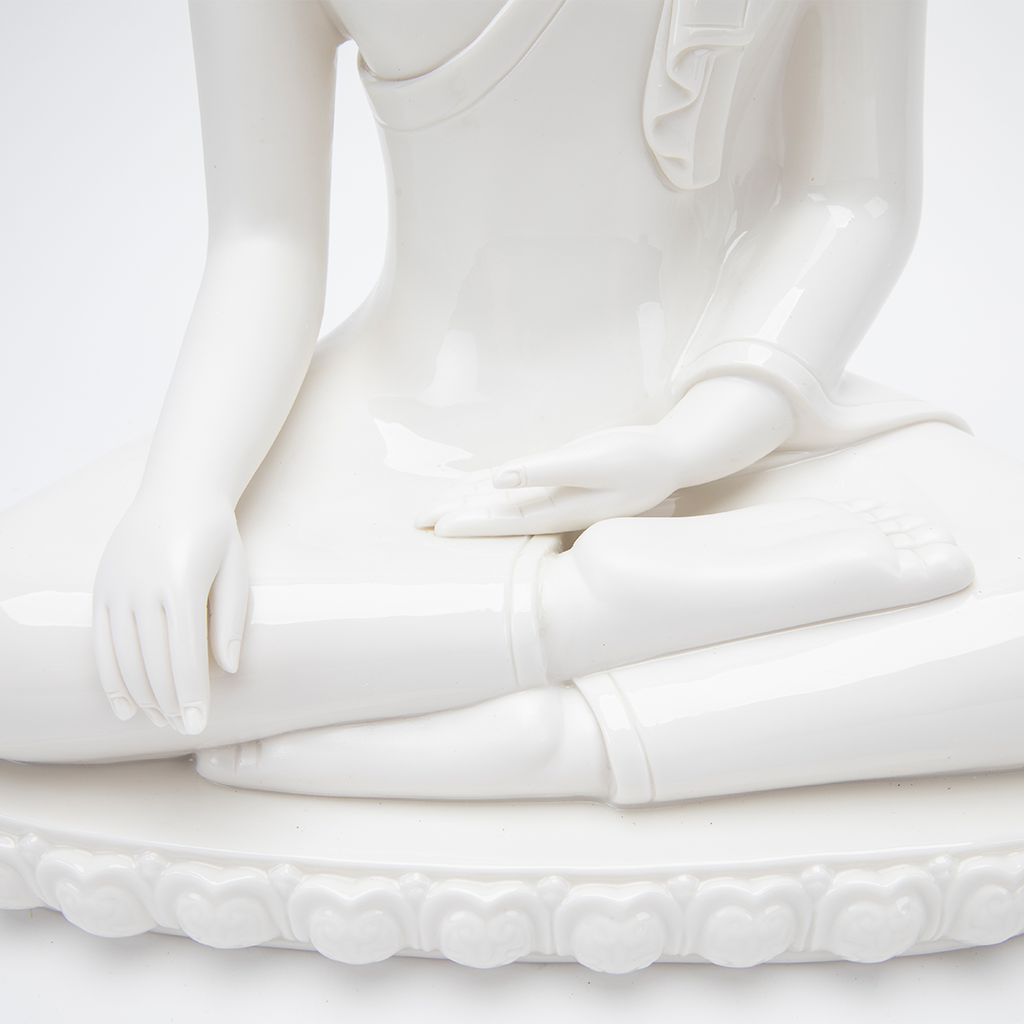 Porcelain Thai Buddha Statue