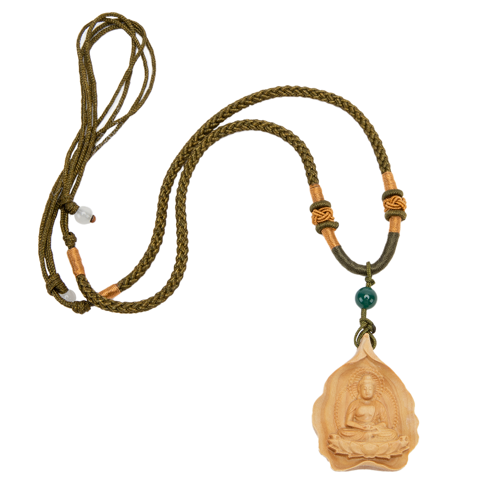 Wooden Amulet Necklace