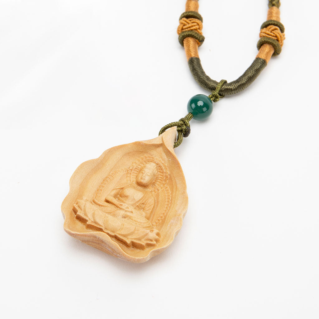 Wooden Amulet Necklace