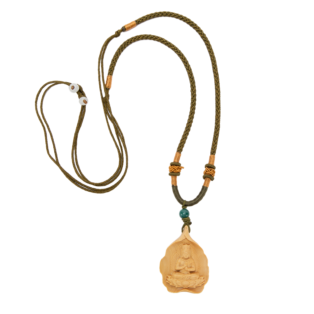 Wooden Amulet Necklace