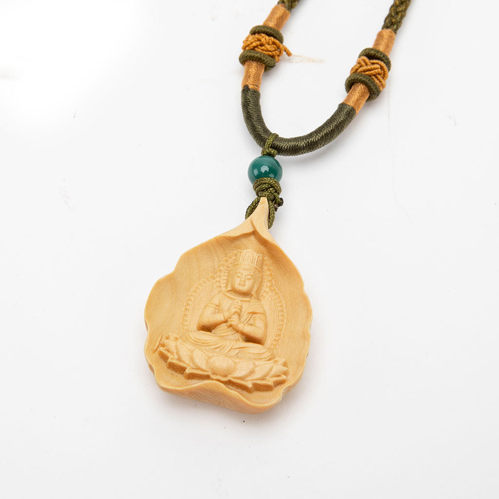 Wooden Amulet Necklace