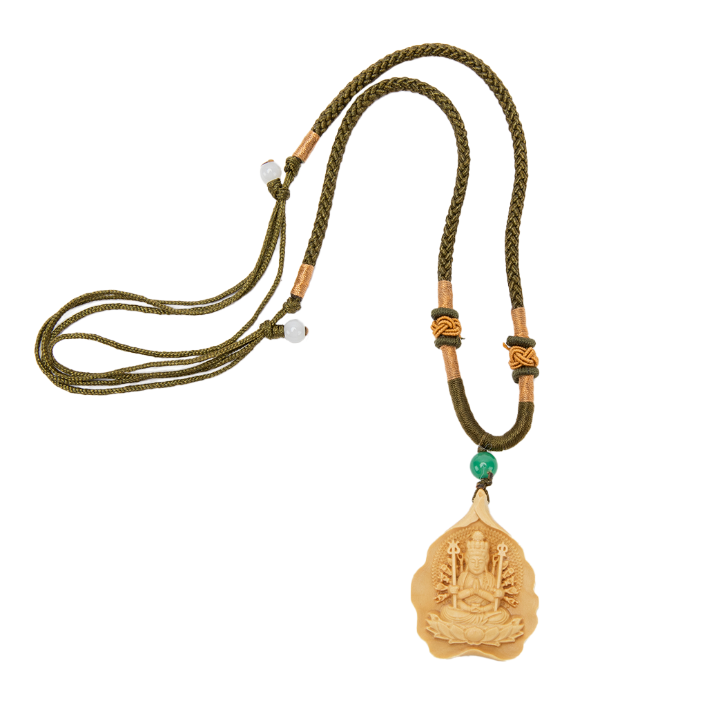 Wooden Amulet Necklace