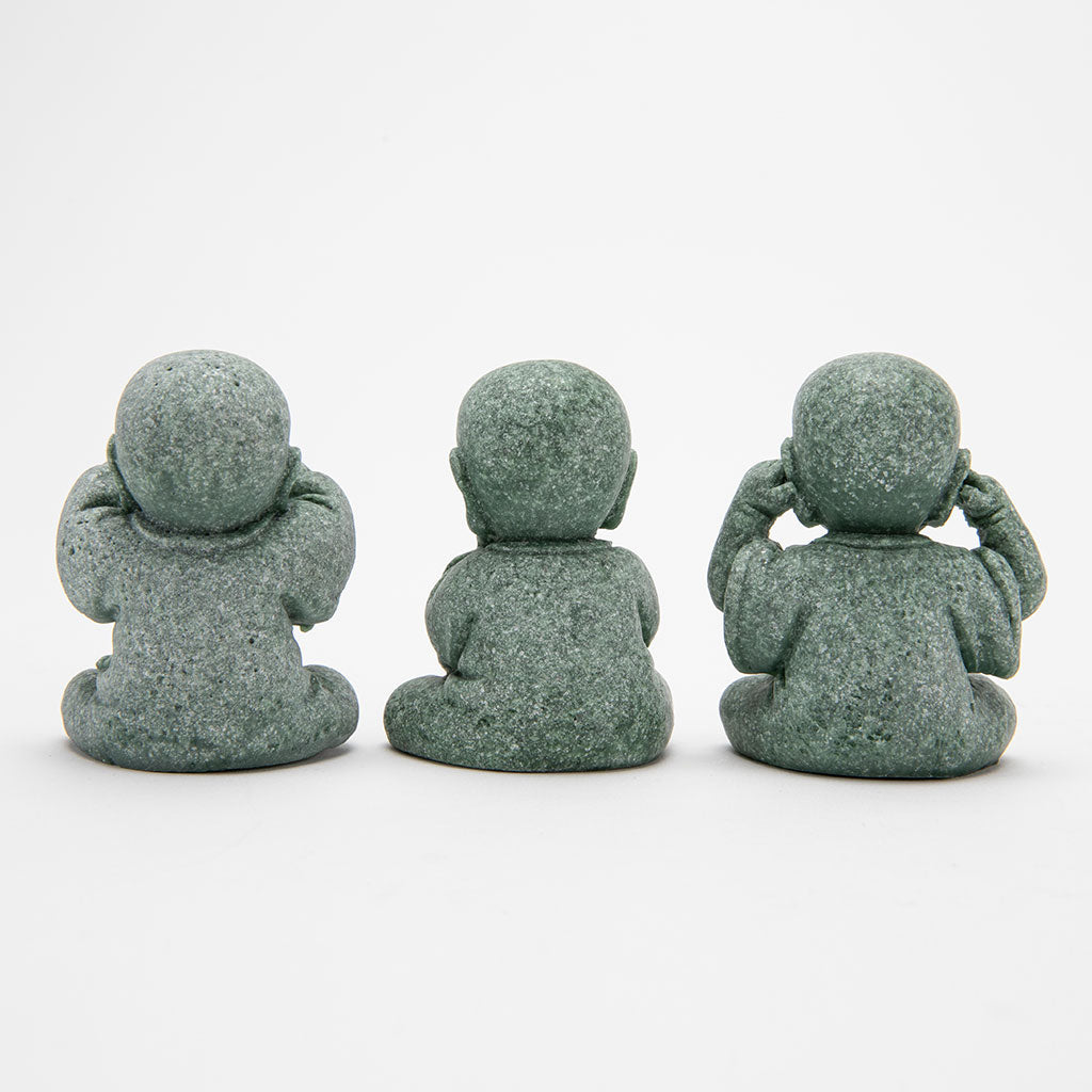 See, Hear, Speak No Evil Jizo Figurines