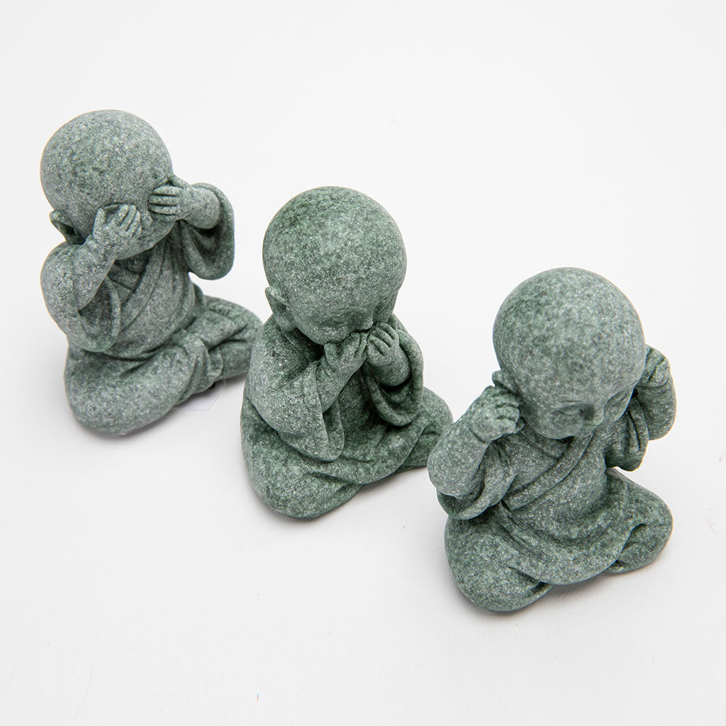 See, Hear, Speak No Evil Jizo Figurines