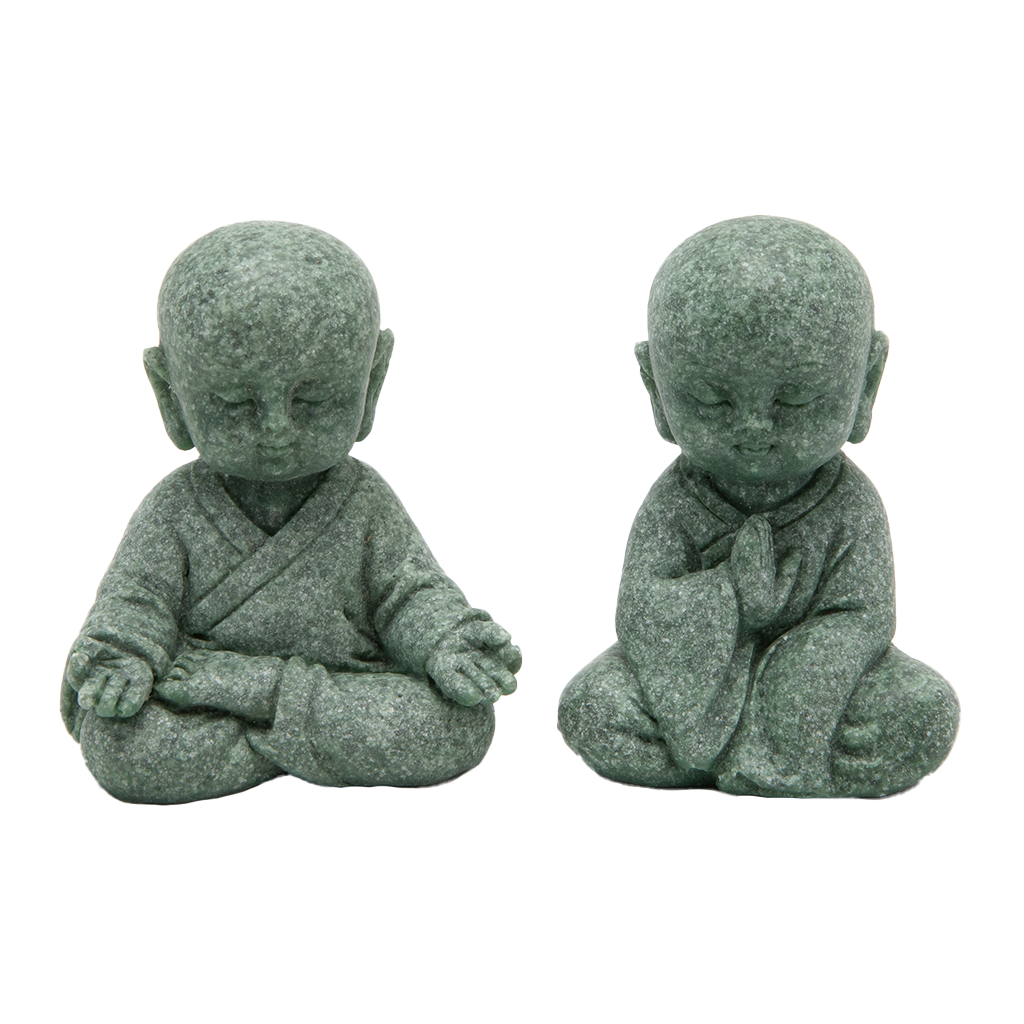 Miniature Jizo Monk Statue