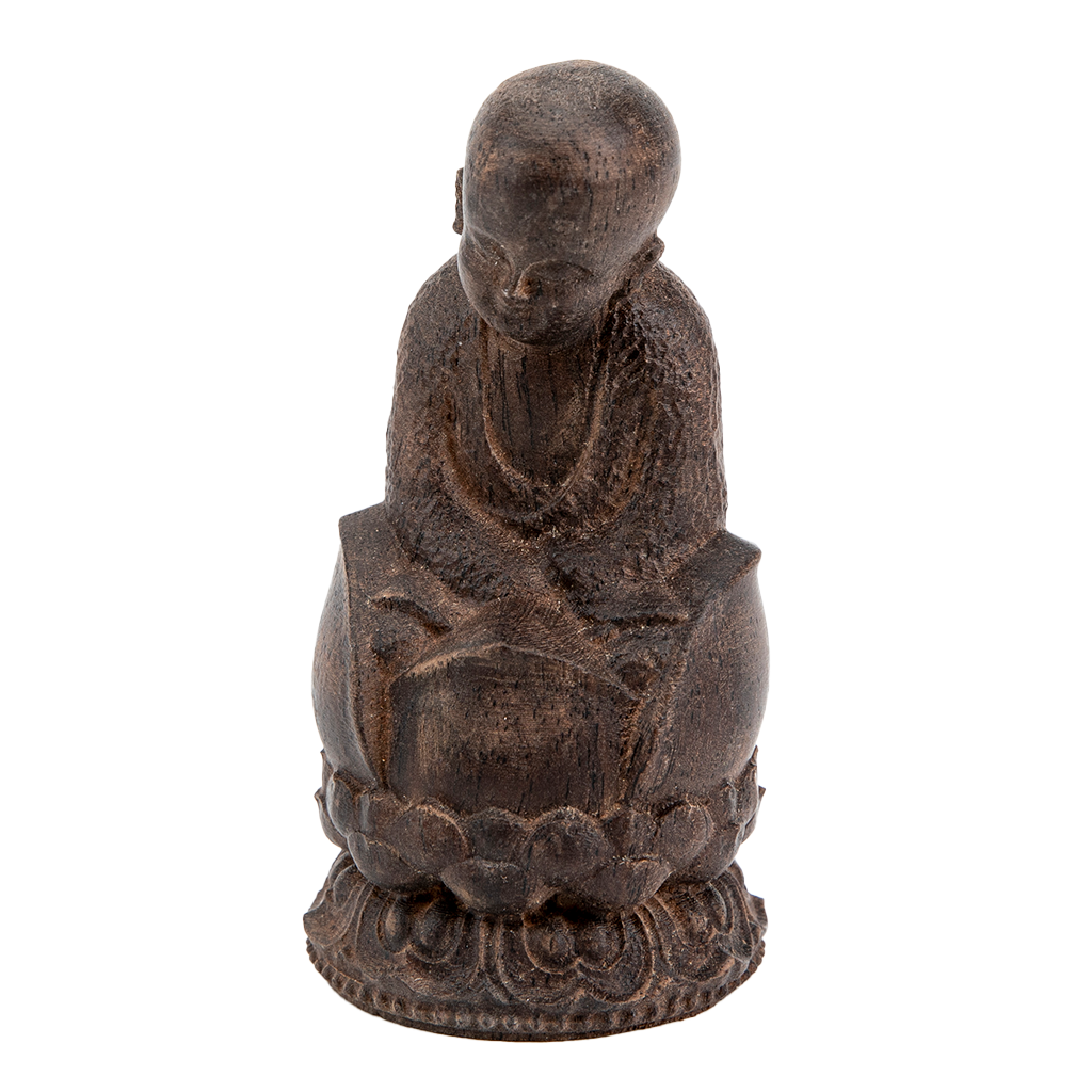 Jizo Statue Sitting On A Lotus