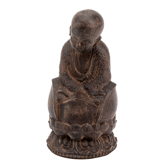 Jizo Statue Sitting On A Lotus