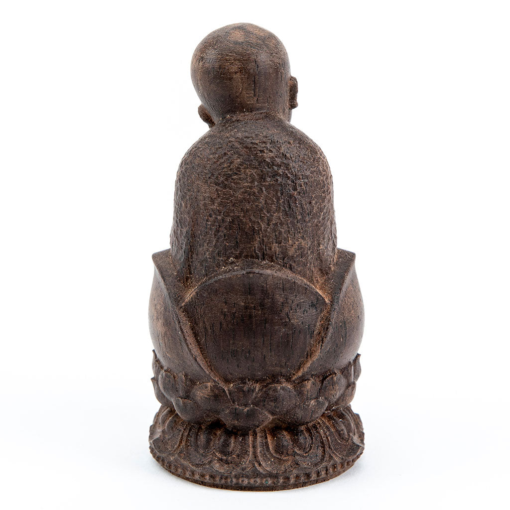 Jizo Statue Sitting On A Lotus