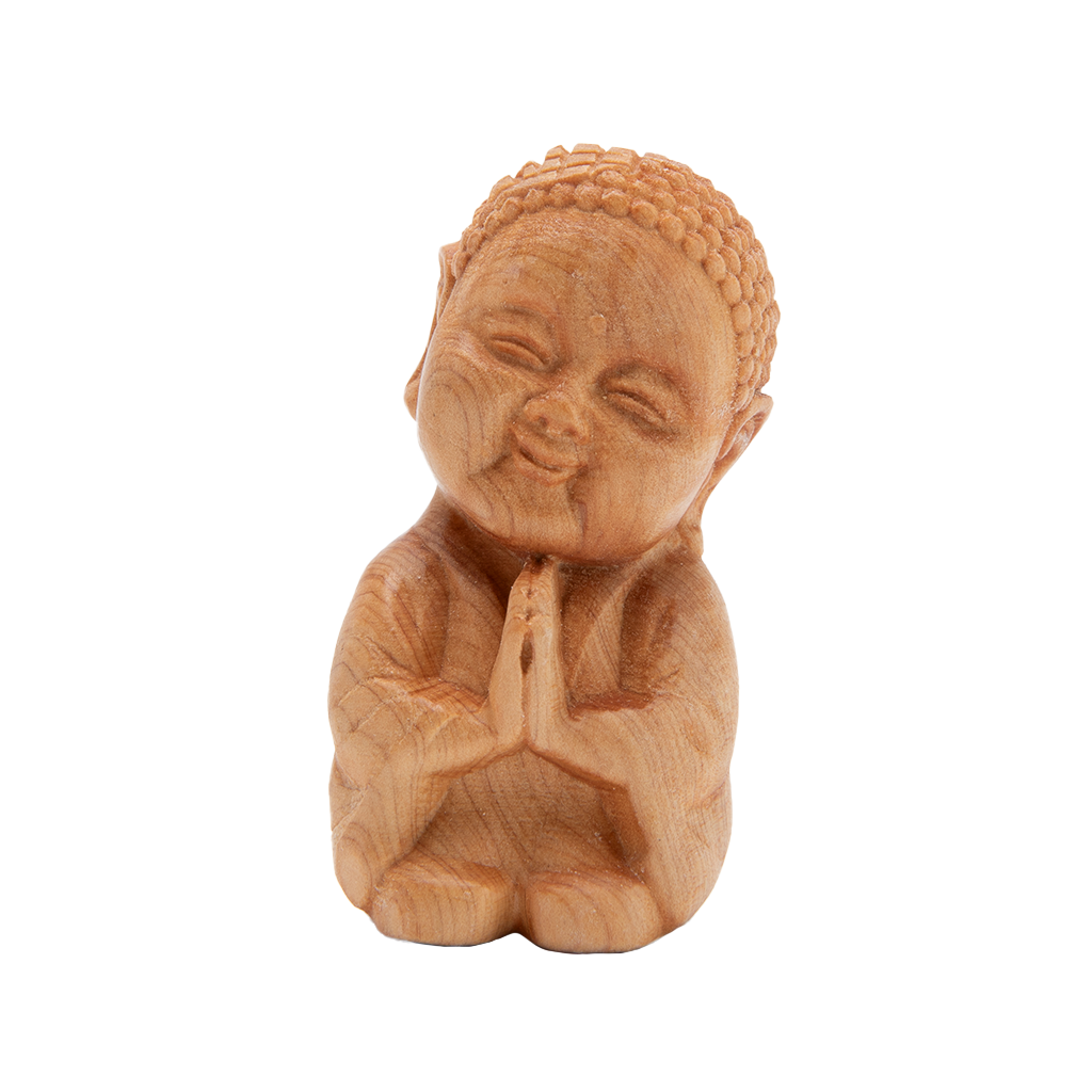 Small Wooden Bodhisattva Jizo Statue