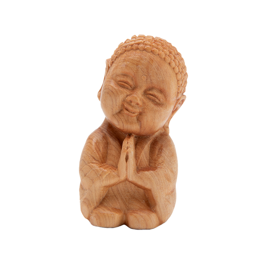 Small Wooden Bodhisattva Jizo Statue