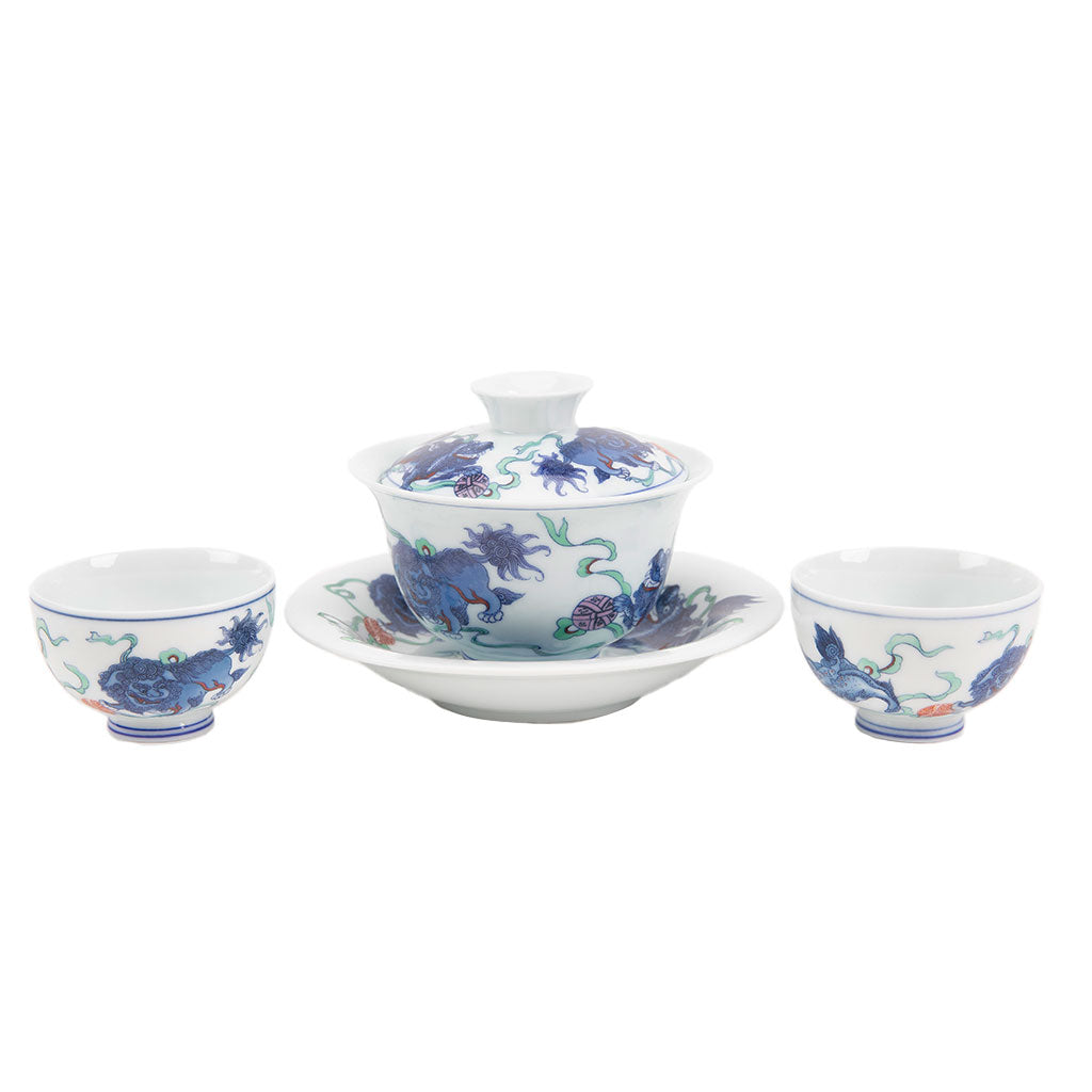 Traditional Gaiwan and Tea Cup Set