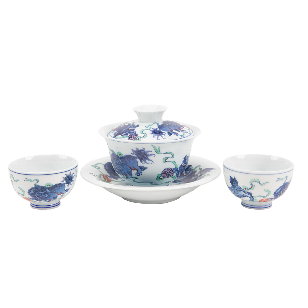 Traditional Gaiwan and Tea Cup Set