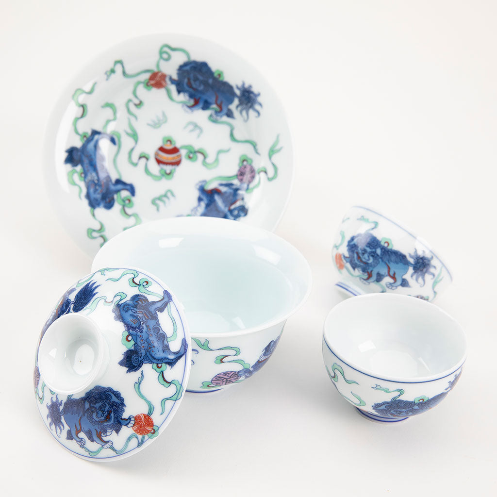 Traditional Gaiwan and Tea Cup Set