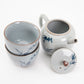 Bamboo Motif Hand-Painted Tea Set