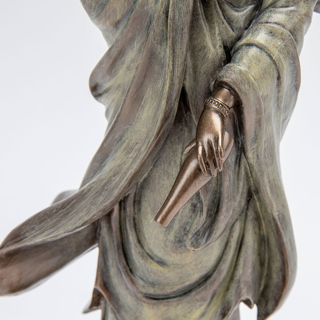 Bronze Kuan Yin Goddess Statue