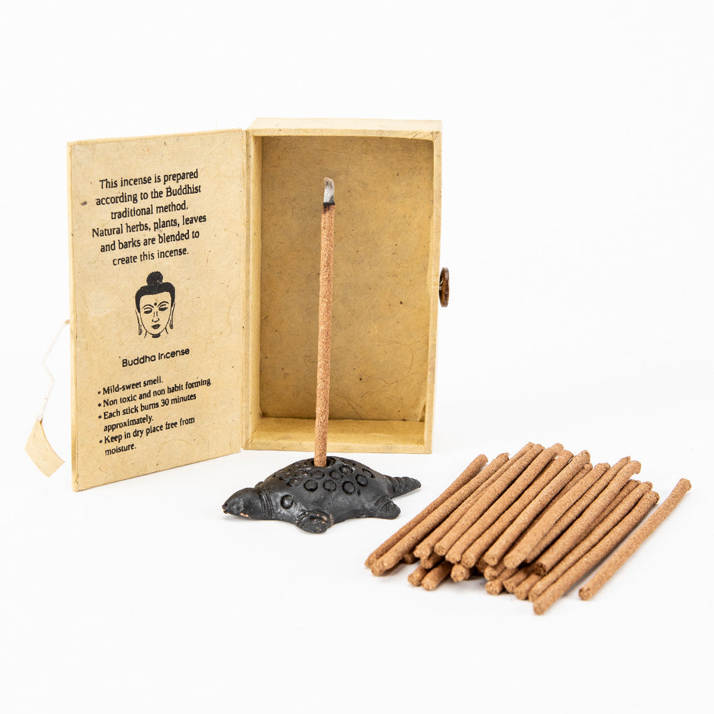 Tibetan Sandalwood Incense with Burner
