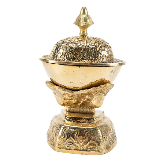 Brass Tibetan Kapala Bowl