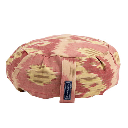 Ikat Buckwheat Hull Zafu - COVER ONLY