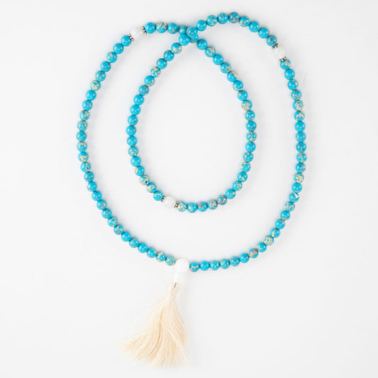 Turquoise Mala Necklace