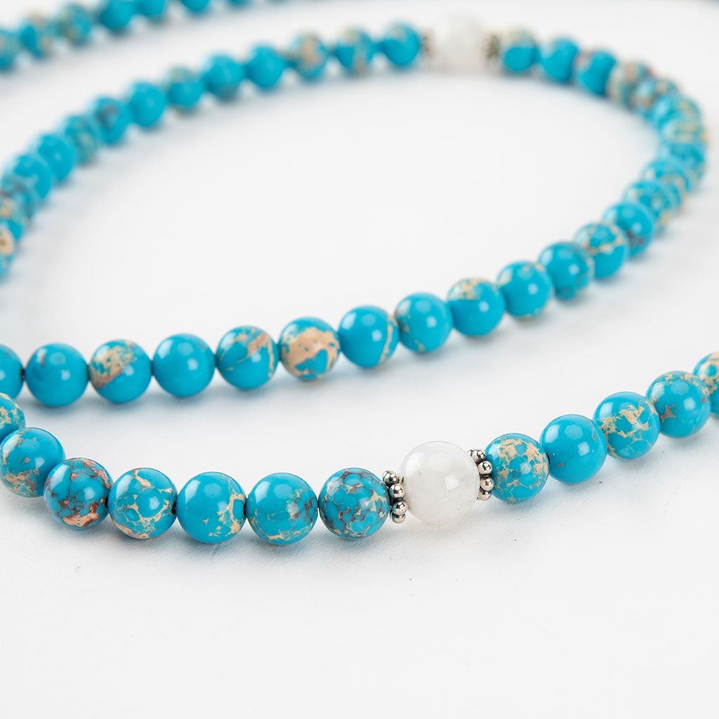 Turquoise Mala Necklace