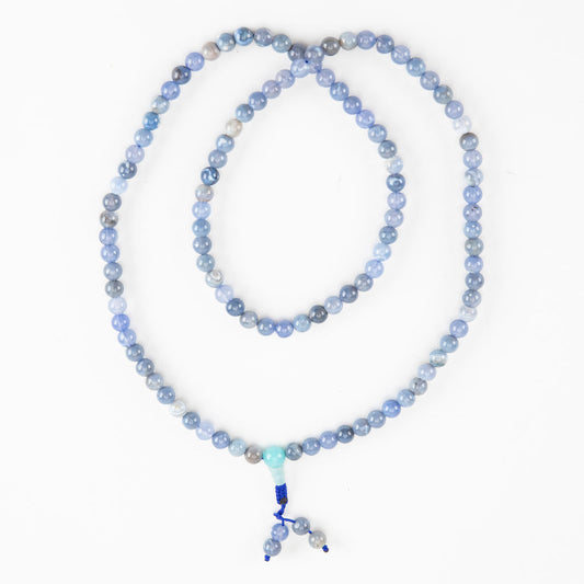 Blue Lace Agate Mala