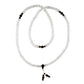 White and Black Onyx Mala