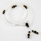 White and Black Onyx Mala