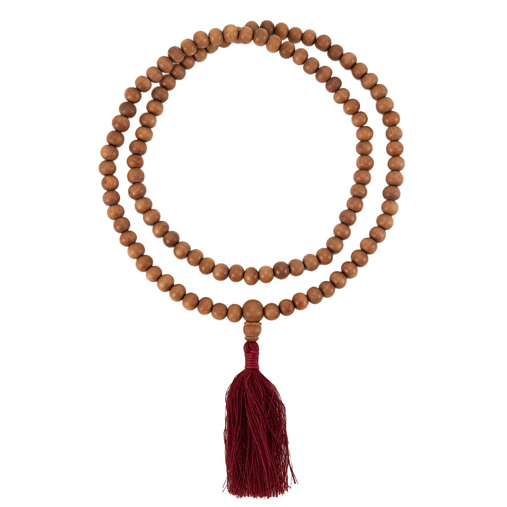 Sandalwood Mala Necklace