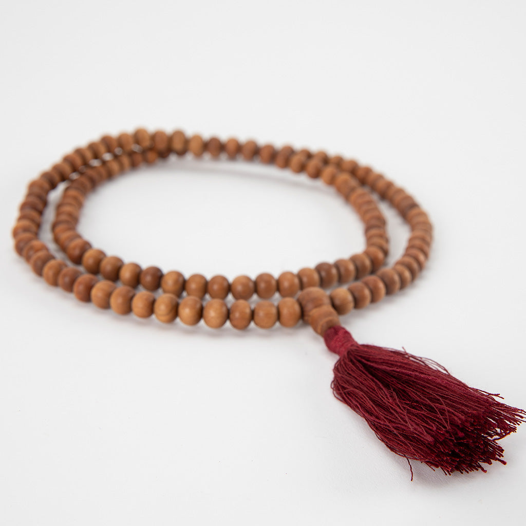 Sandalwood Mala Necklace