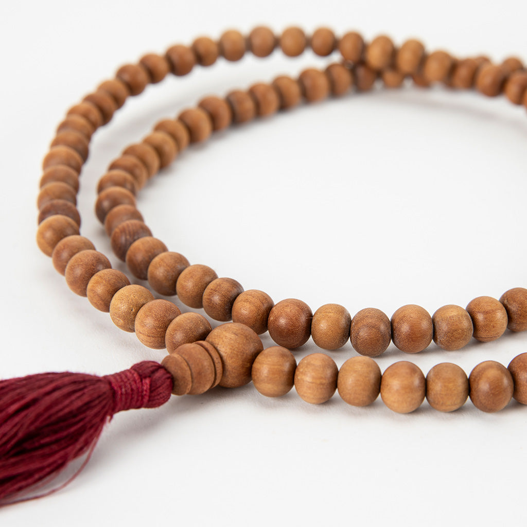 Sandalwood Mala Necklace