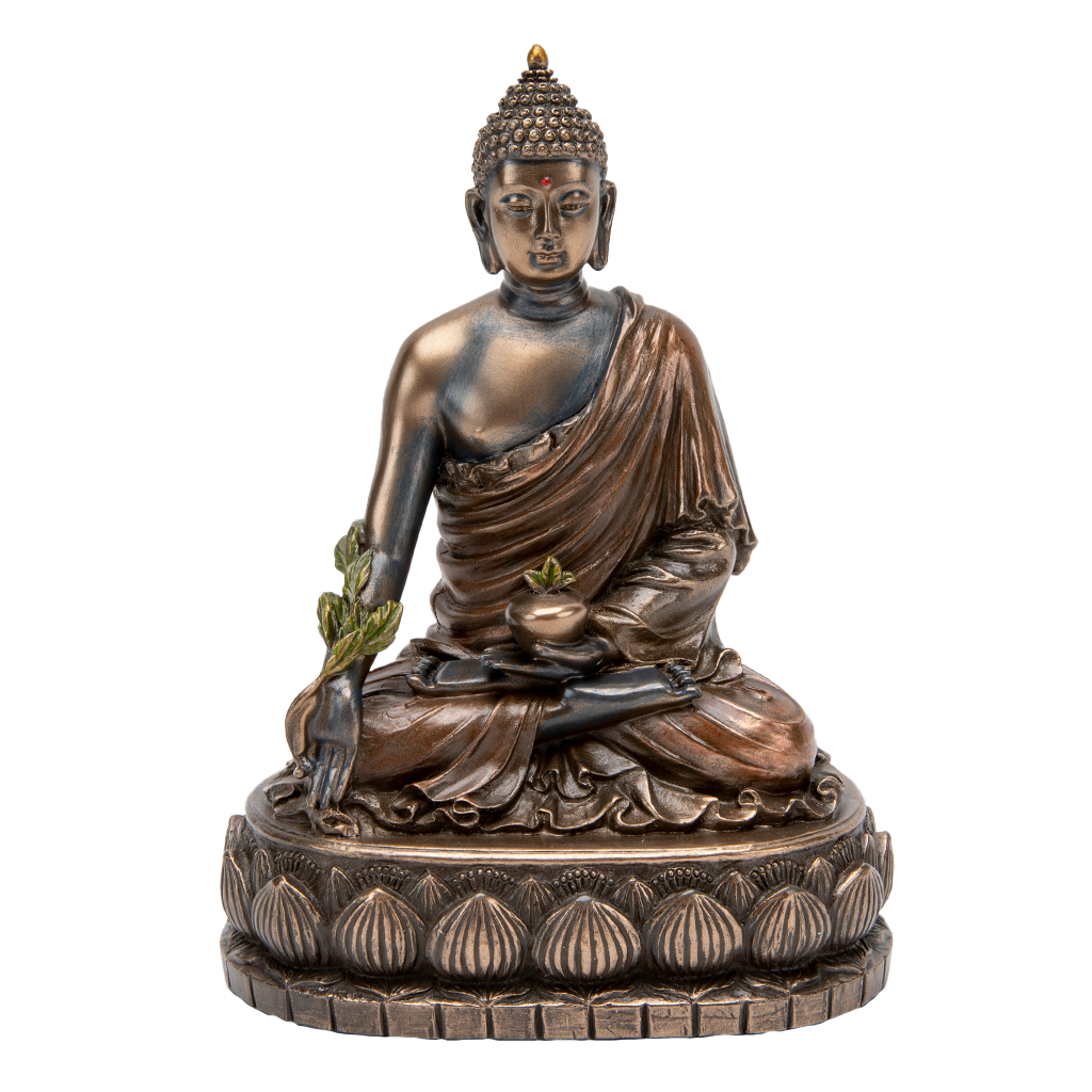 Small Bronze Medicine Buddha Statue
