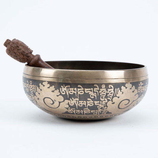 Tibetan Singing Bowl: Om Mani Padme Hum