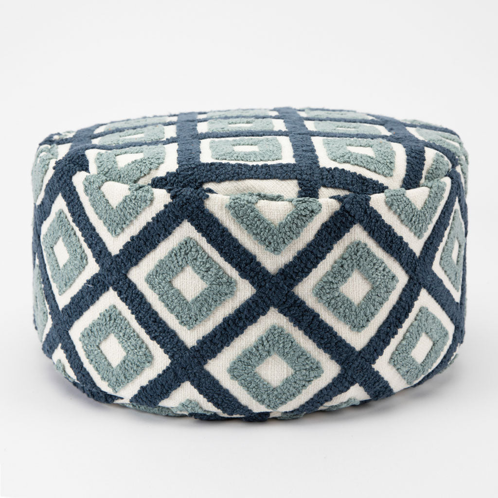 Indigo Mandala Buckwheat Hull Zafu