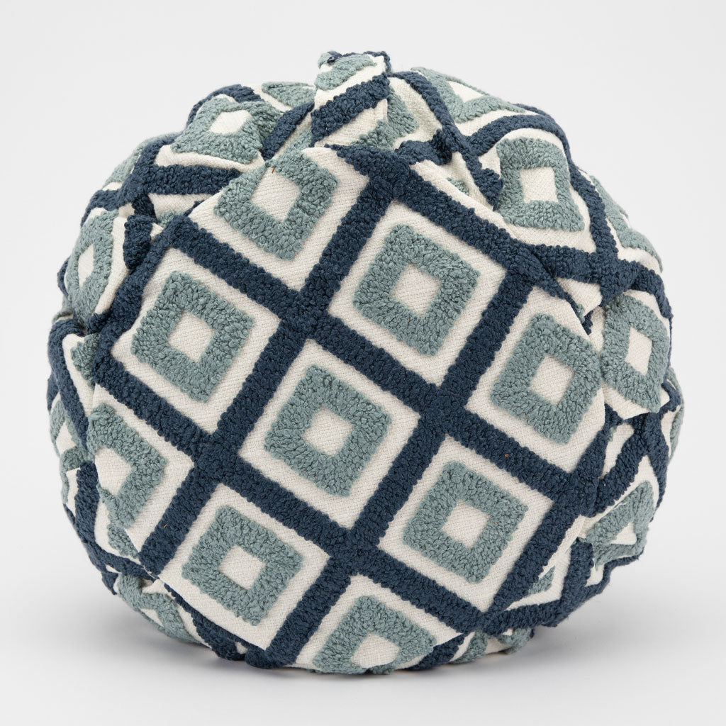 Indigo Mandala Buckwheat Hull Zafu