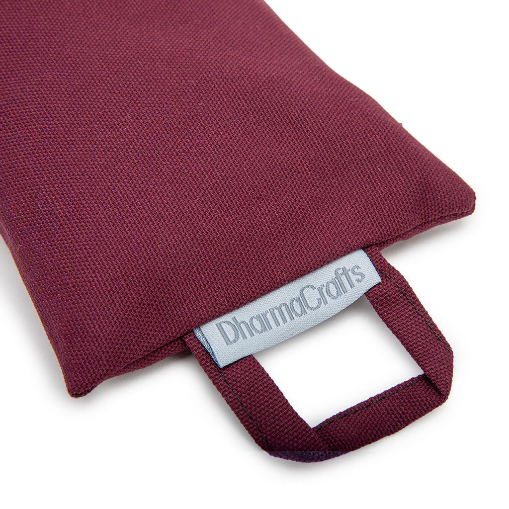 DharmaCrafts Weighted Eye Pillow in Maroon