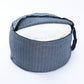 Denim Buckwheat Hull Zafu - COVER ONLY