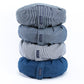 Denim Buckwheat Hull Zafu - COVER ONLY