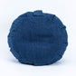 Denim Buckwheat Hull Zafu - COVER ONLY