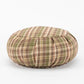 Vintage Tartan Buckwheat Hull Zafu - COVER ONLY