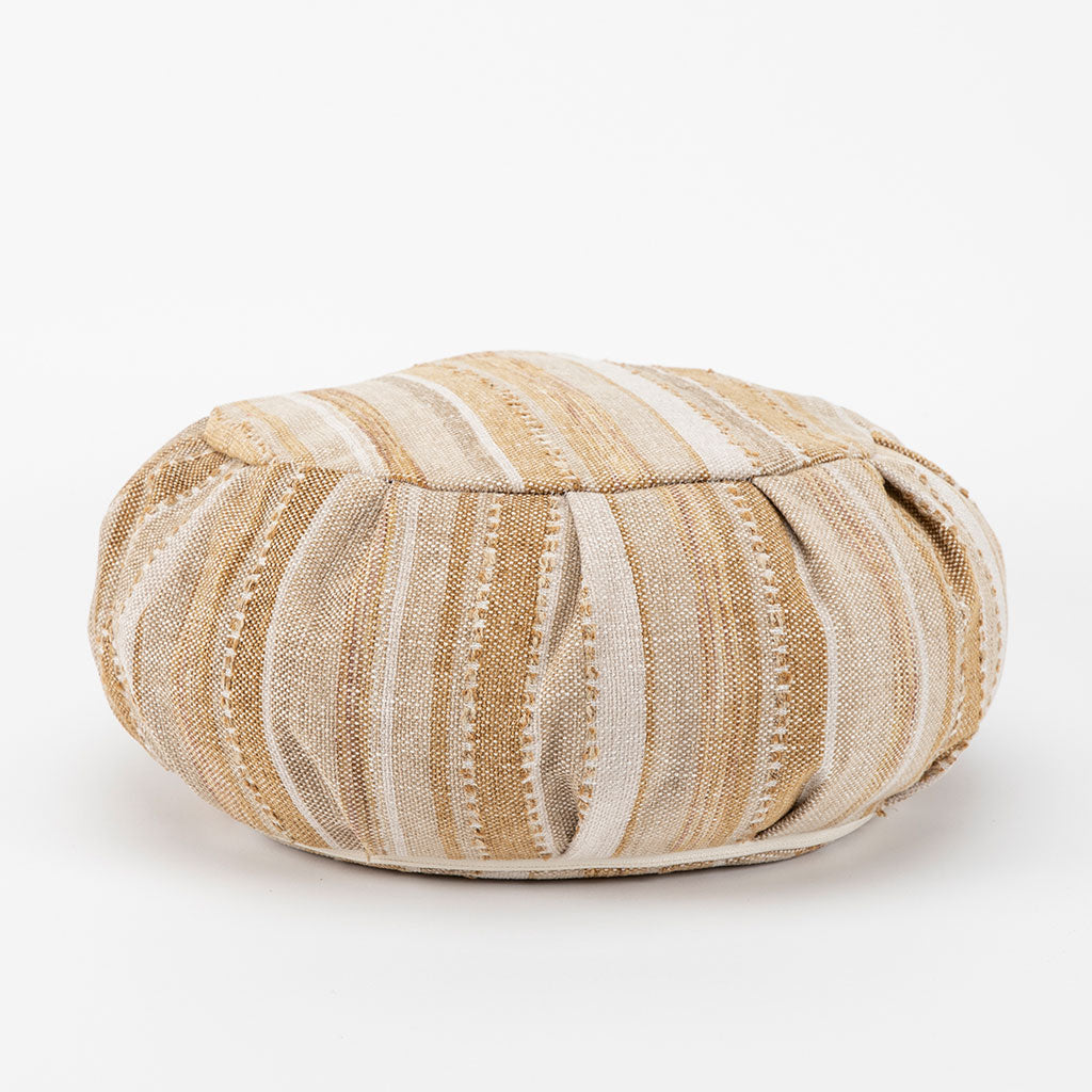 Mineral Stripe Buckwheat Hull Zafu - COVER ONLY
