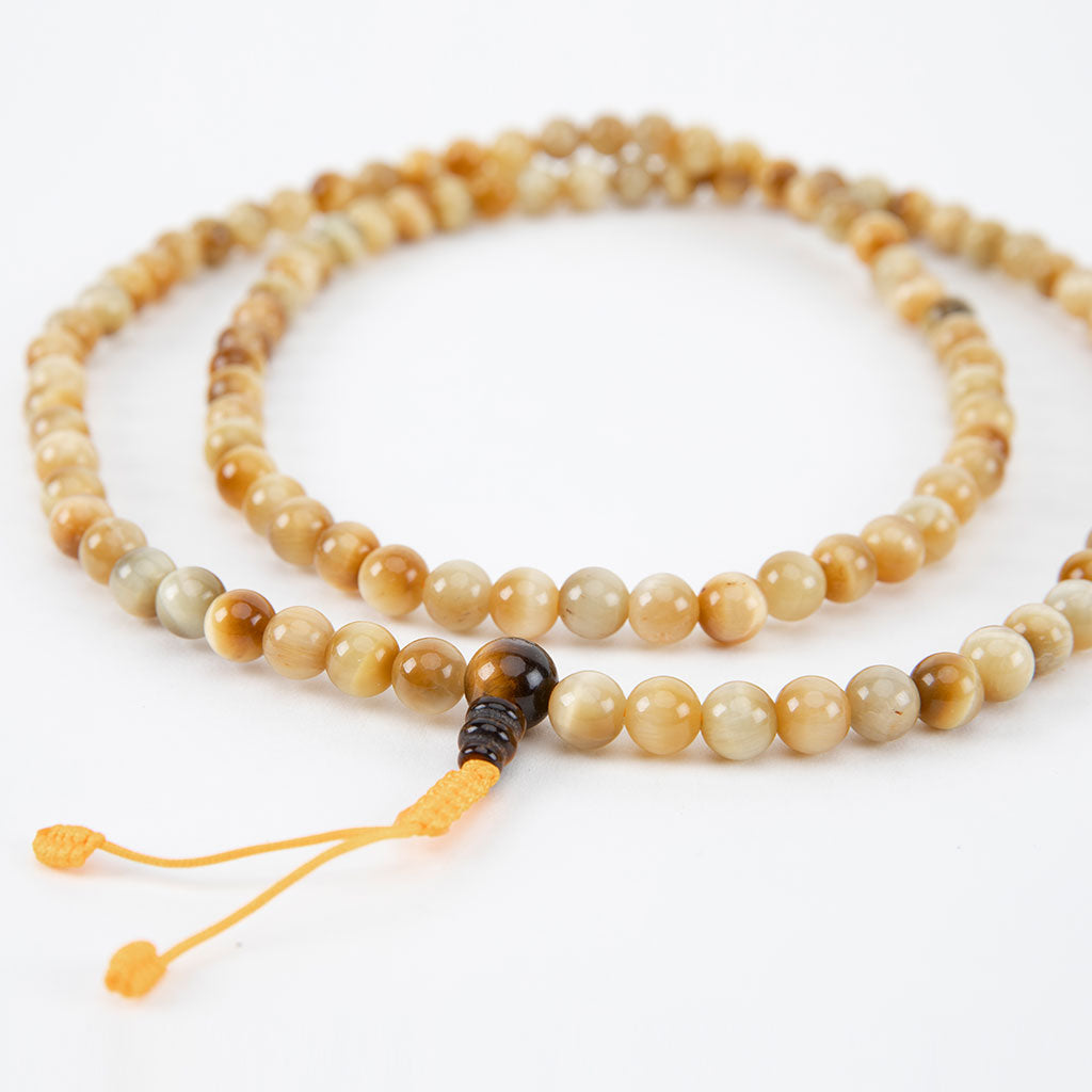 Yellow Tiger's Eye Mala Set