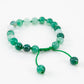 Adjustable Green Agate Bracelet
