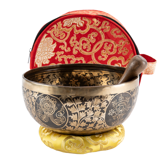 Sound Healing Singing Bowl Set, 9.5"