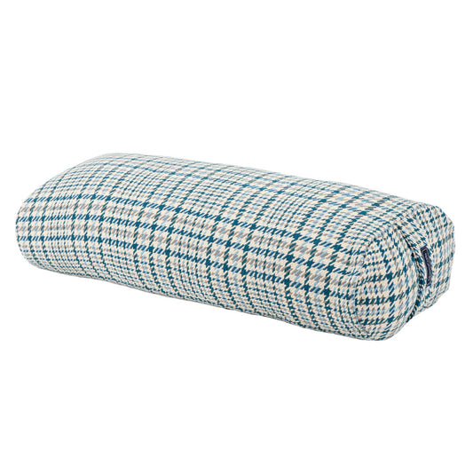 Houndstooth Plaid Bolster - COVER ONLY