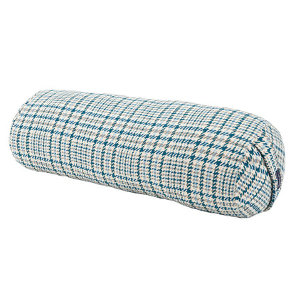 Houndstooth Plaid Bolster - COVER ONLY